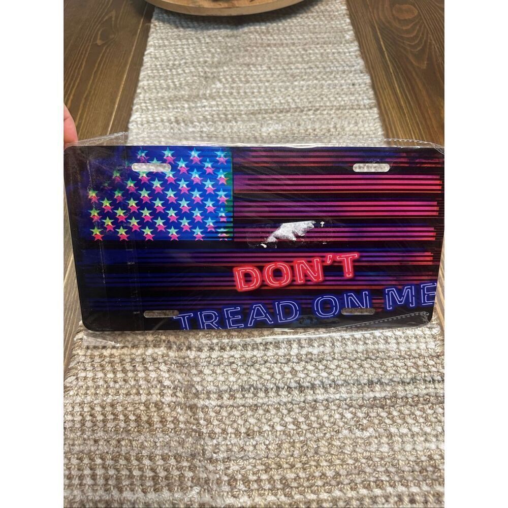 American flag Novelty License Plate 6 x12 New